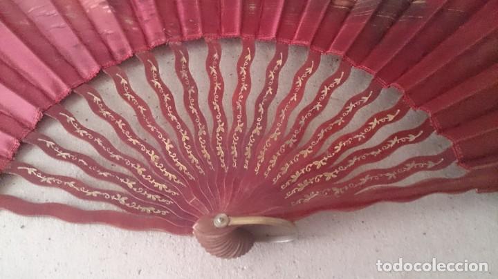 Antig&uuml;edades: ABANICO PINTADO A MANO - Foto 11