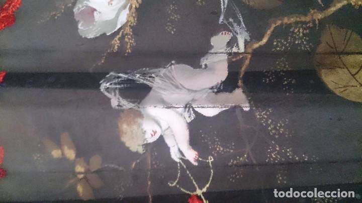 Antig&uuml;edades: ABANICO PINTADO A MANO - Foto 15