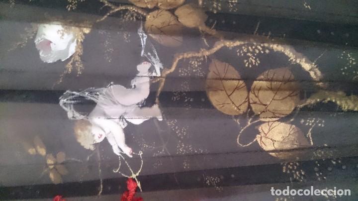 Antig&uuml;edades: ABANICO PINTADO A MANO - Foto 16