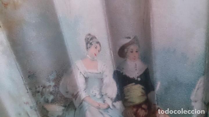 Antig&uuml;edades: ABANICO PINTADO A MANO - Foto 11