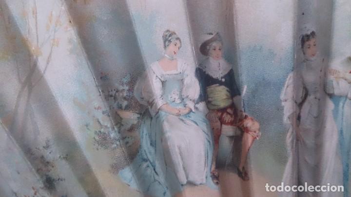 Antig&uuml;edades: ABANICO PINTADO A MANO - Foto 15