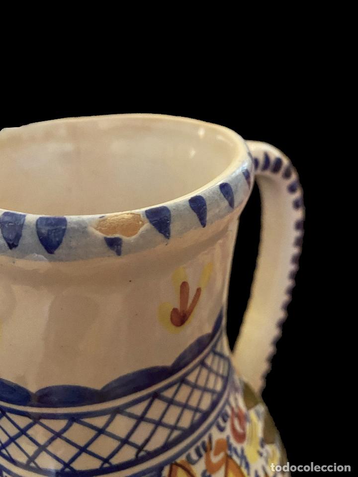Antig&uuml;edades: jarra de Talavera,preciosa - Foto 2