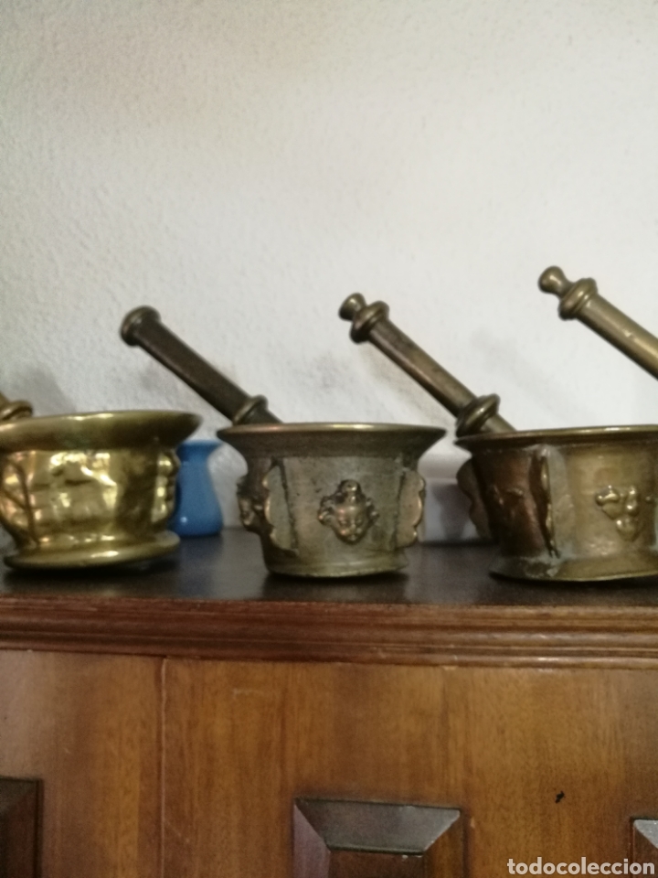 Antig&uuml;edades: Colecci&oacute;n de 8 morteros - Foto 2
