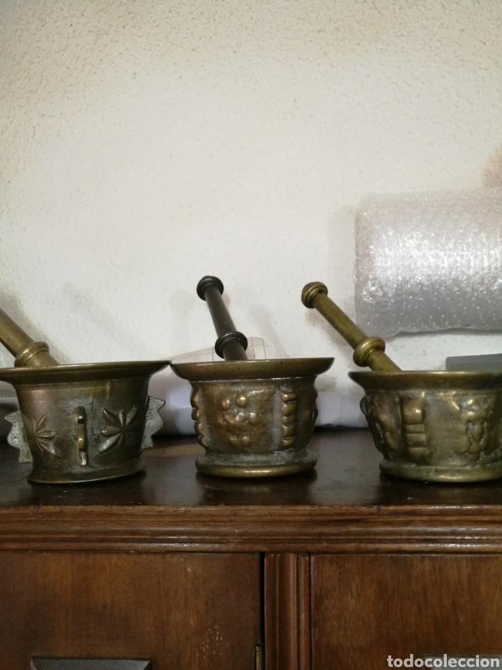 Antig&uuml;edades: Colecci&oacute;n de 8 morteros - Foto 3
