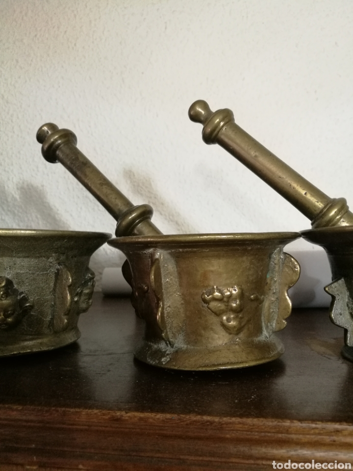 Antig&uuml;edades: Colecci&oacute;n de 8 morteros - Foto 8