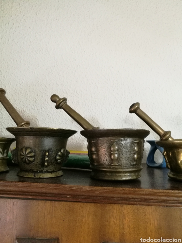 Antig&uuml;edades: Colecci&oacute;n de 8 morteros - Foto 1
