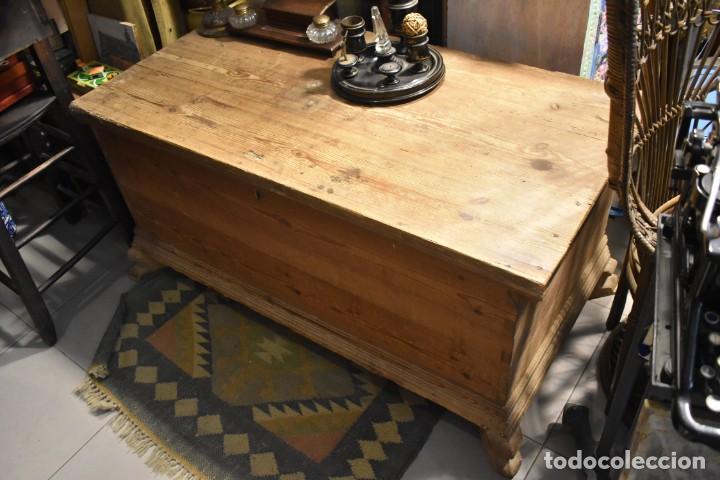 Antig&uuml;edades: ANTIGUO B&Aacute;UL ARC&Oacute;N DE AJUAR - Foto 3