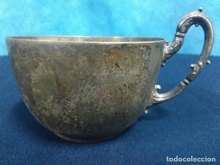 Antig&uuml;edades: TAZA PLATEADA - Foto 1