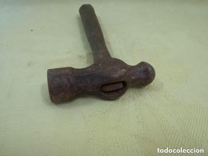 Antig&uuml;edades: Antiguo martillo cabeza redondeada - Foto 3
