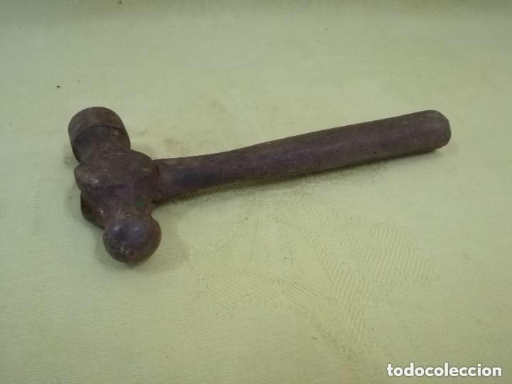 Antig&uuml;edades: Antiguo martillo cabeza redondeada - Foto 4