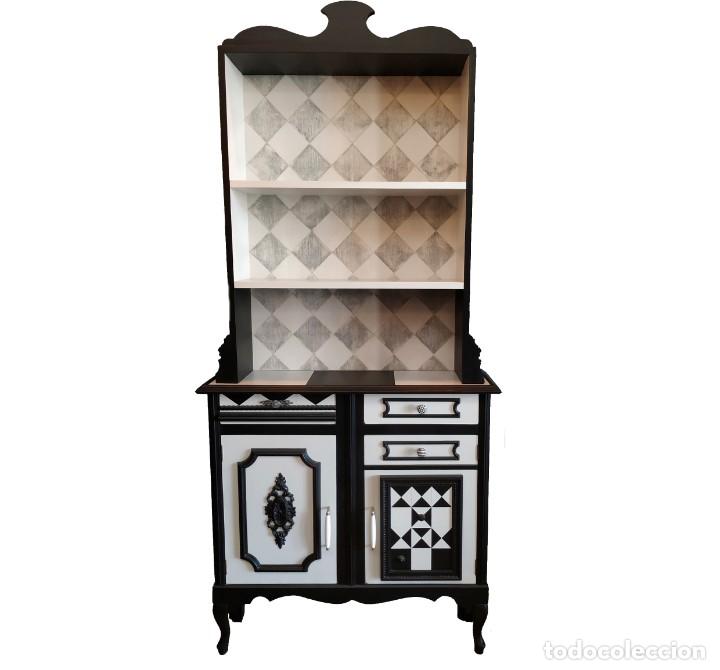 Antig&uuml;edades: Mueble estanter&iacute;a &rdquo;Arlequ&iacute;n&rdquo; - Foto 1