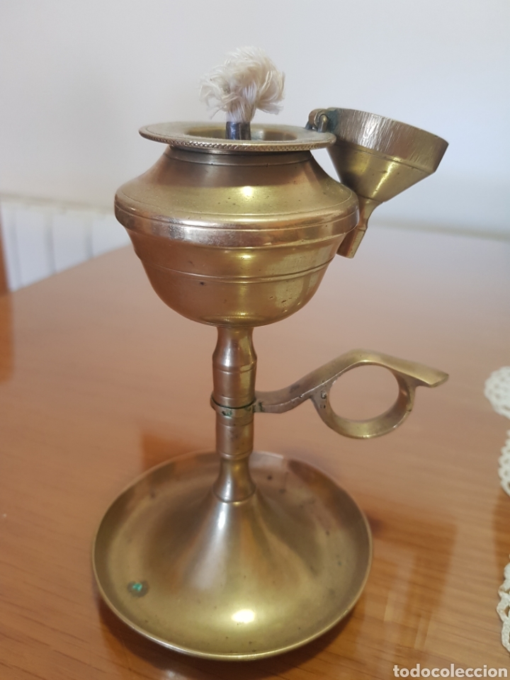 Antig&uuml;edades: Capuchina , L&aacute;mpara de aceite , bronce - Foto 2