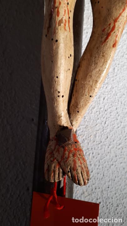 Antig&uuml;edades: CRUCIFICADO. TALLA ANTIGUA. - Foto 3