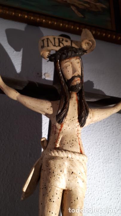 Antig&uuml;edades: CRUCIFICADO. TALLA ANTIGUA. - Foto 4