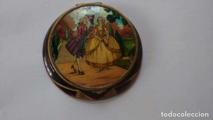Antig&uuml;edades: POLVERA FRANCESA LAQUEADA - - Foto 1