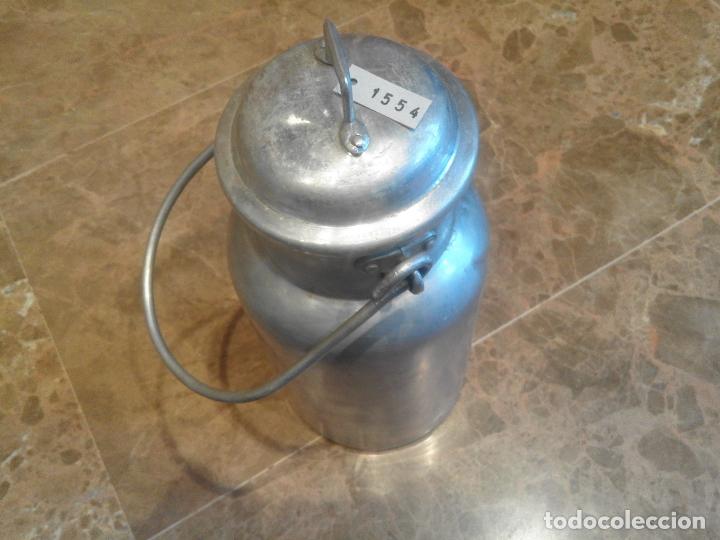 Antig&uuml;edades: ANTIGUA LECHERA DE ALUMINIO - Foto 1