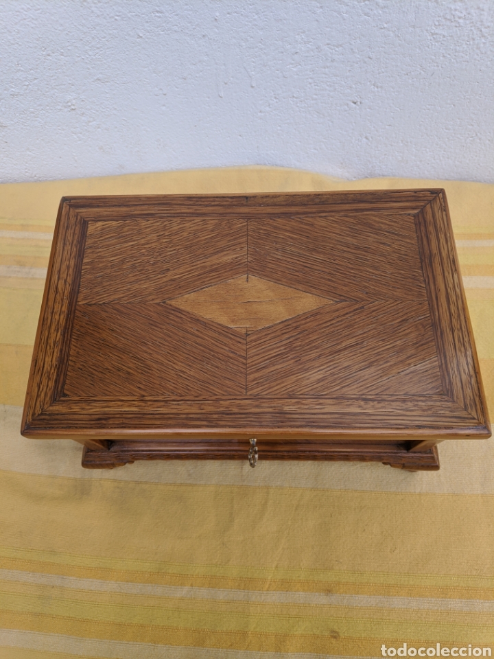 Antig&uuml;edades: Caja joyero roble - Foto 3