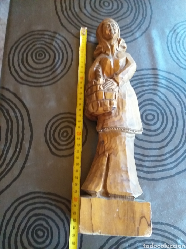 Antig&uuml;edades: BONITA TALLA DE MADERA - Foto 6