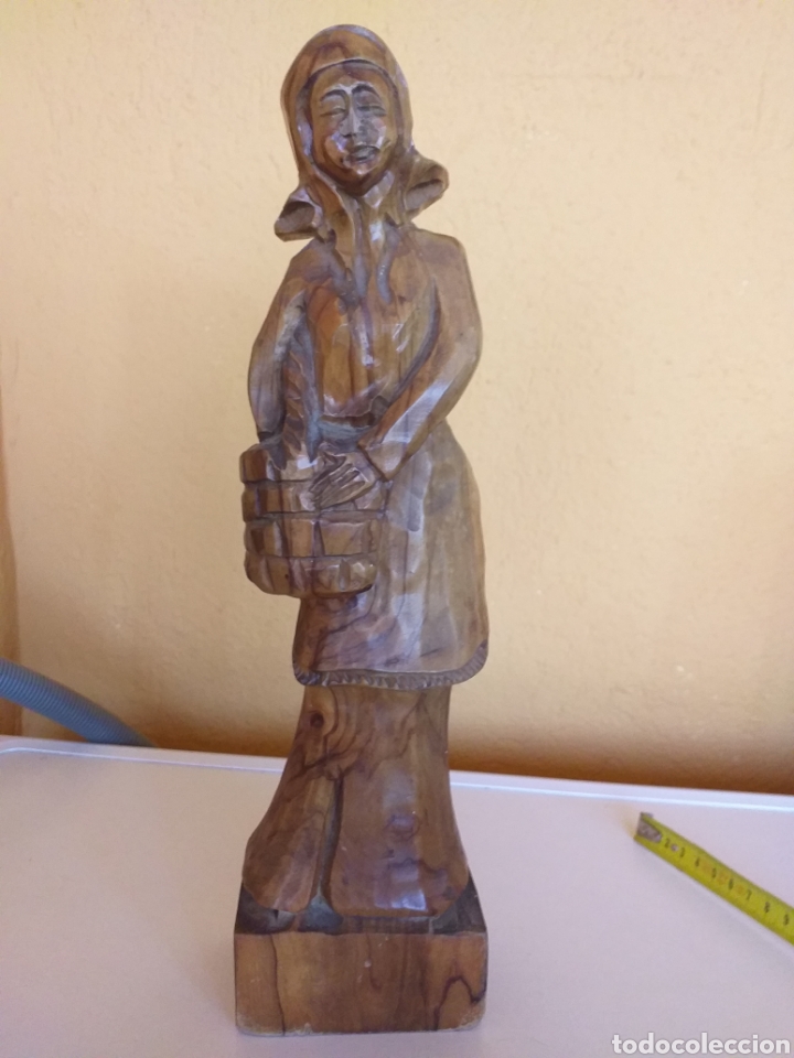 Antig&uuml;edades: BONITA TALLA DE MADERA - Foto 1