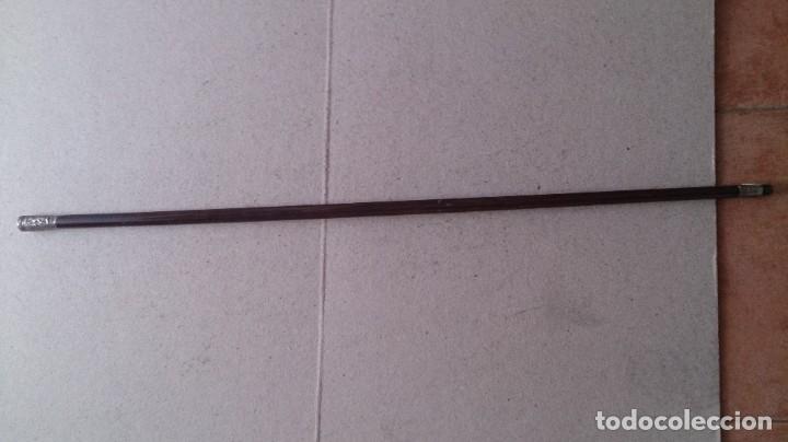 Antig&uuml;edades: BASTON DE MANDO DE PLATA 925. 85 CTMS - Foto 9