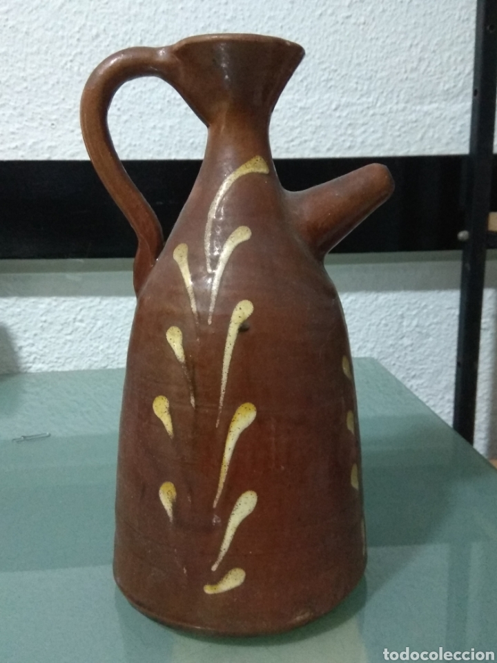 Antig&uuml;edades: Jarra de barro con una asa - Foto 2