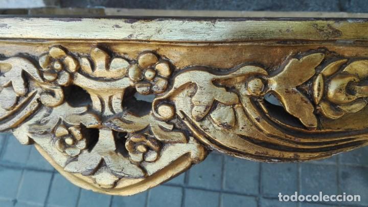 Antig&uuml;edades: Mesa ESTILO LUIS 15 dorada - Foto 5