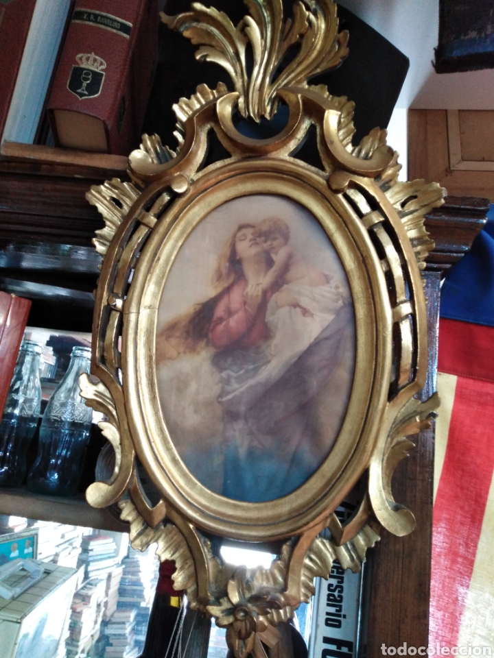 Antig&uuml;edades: Marco muy bonico, antiguo pan de oro CORNUCOPIA - Foto 6