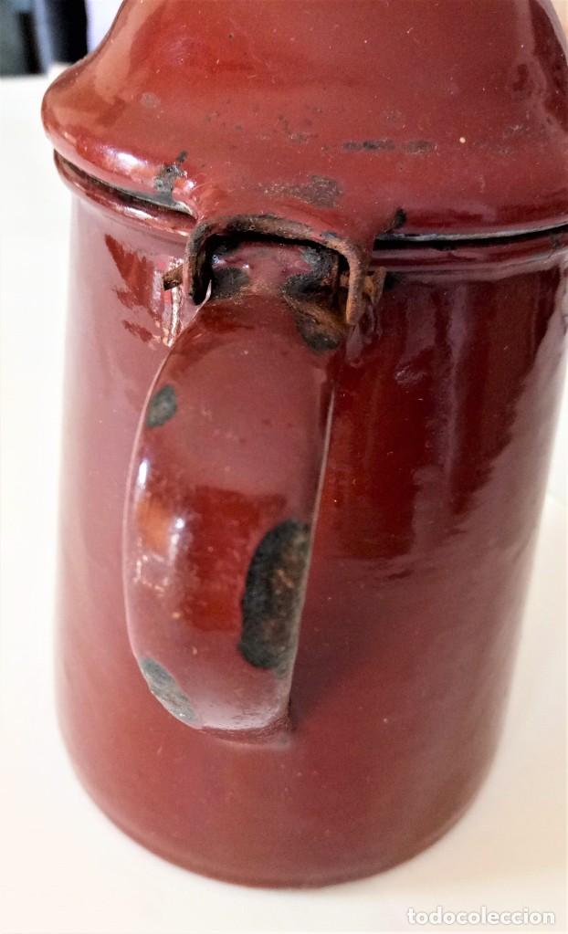Antig&uuml;edades: Cafetera esmaltada - Foto 6