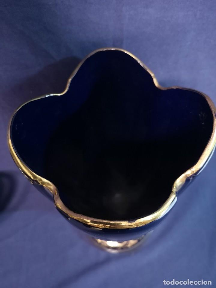 Antig&uuml;edades: CONJUNTO EN PORCELANA AZUL COBALTO - Foto 12