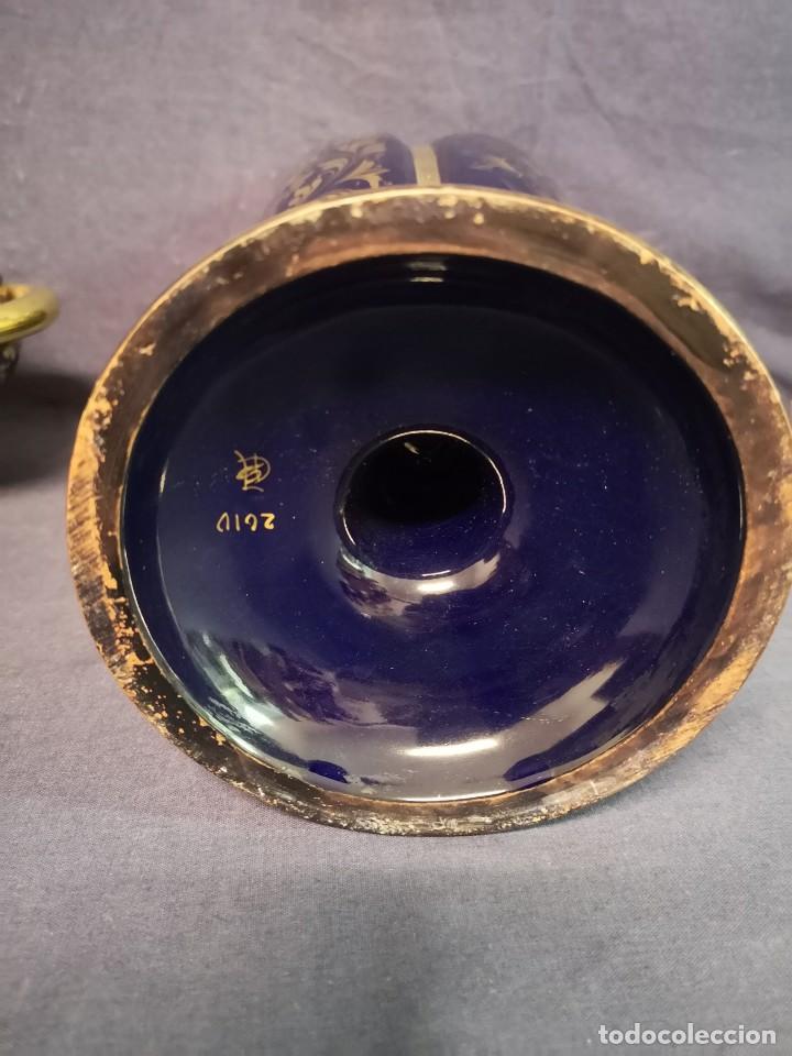 Antig&uuml;edades: CONJUNTO EN PORCELANA AZUL COBALTO - Foto 13