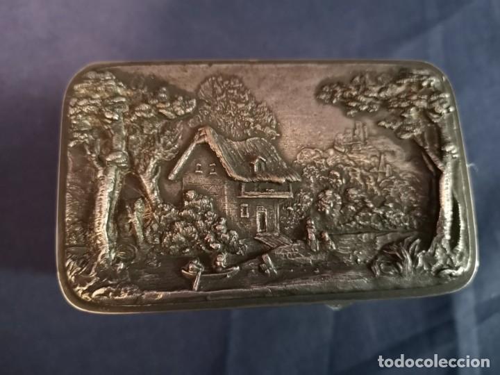 Antig&uuml;edades: CAJA FRANCESA PLATEADA - Foto 6