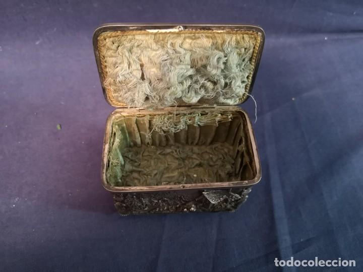 Antig&uuml;edades: CAJA FRANCESA PLATEADA - Foto 7