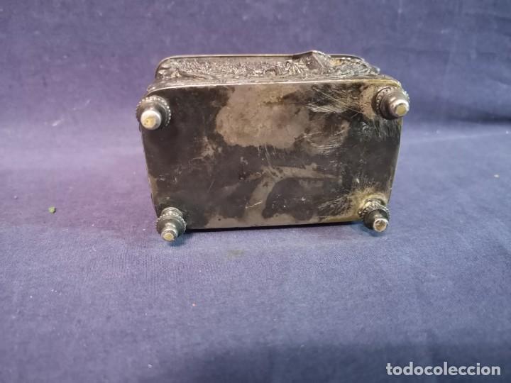 Antig&uuml;edades: CAJA FRANCESA PLATEADA - Foto 8