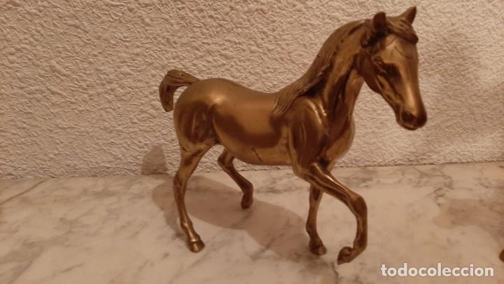 Antig&uuml;edades: Antiguas figuras de Caballos de bronce - Foto 3