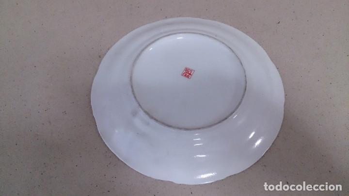 Antig&uuml;edades: BONITO PLATO ORIENTAL DE PAJAROS - Foto 4
