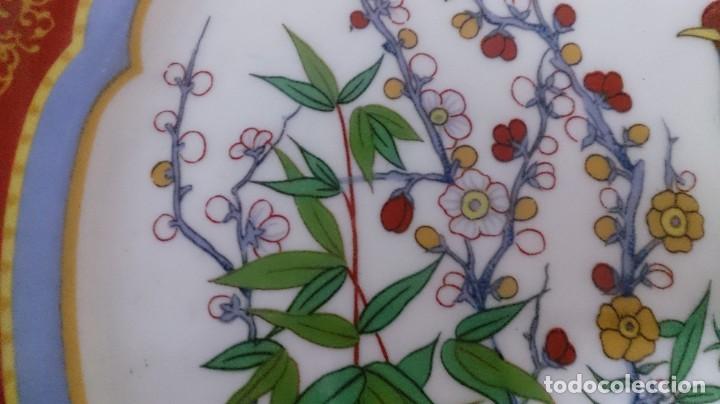 Antig&uuml;edades: BONITO PLATO ORIENTAL DE PAJAROS - Foto 6