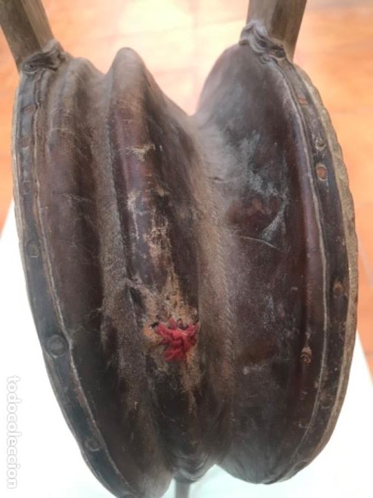 Antig&uuml;edades: Antiguo fuelle de madera y cuero - Foto 12