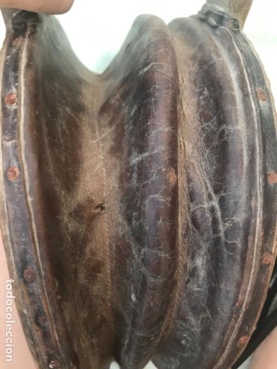 Antig&uuml;edades: Antiguo fuelle de madera y cuero - Foto 15