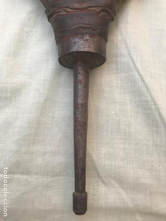 Antig&uuml;edades: Antiguo fuelle de madera y cuero - Foto 17