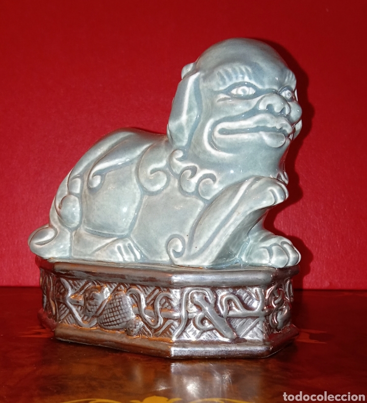 Antig&uuml;edades: PERRO DE FOO - DRAGON CHINO - QUIMERA - PORCELANA DE ALGORA - Foto 3