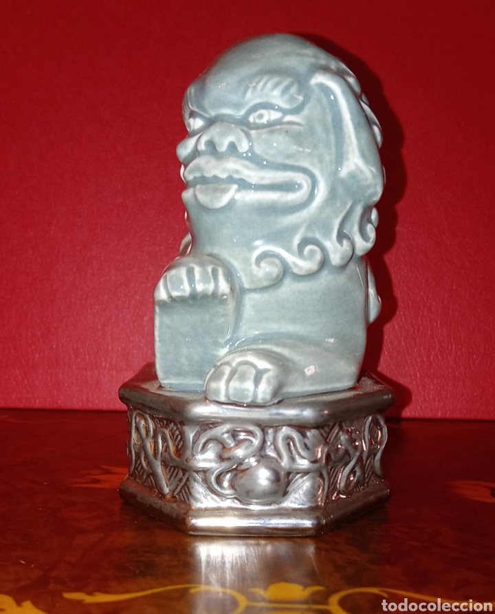 Antig&uuml;edades: PERRO DE FOO - DRAGON CHINO - QUIMERA - PORCELANA DE ALGORA - Foto 6