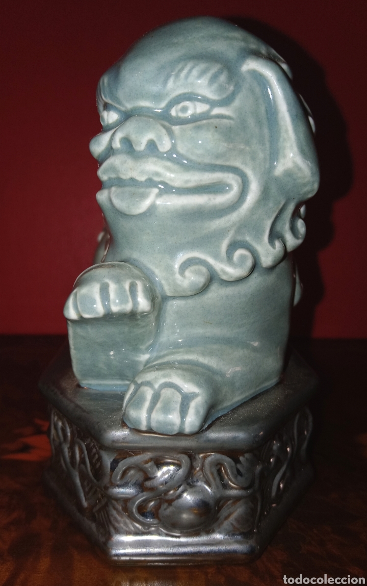Antig&uuml;edades: PERRO DE FOO - DRAGON CHINO - QUIMERA - PORCELANA DE ALGORA - Foto 8