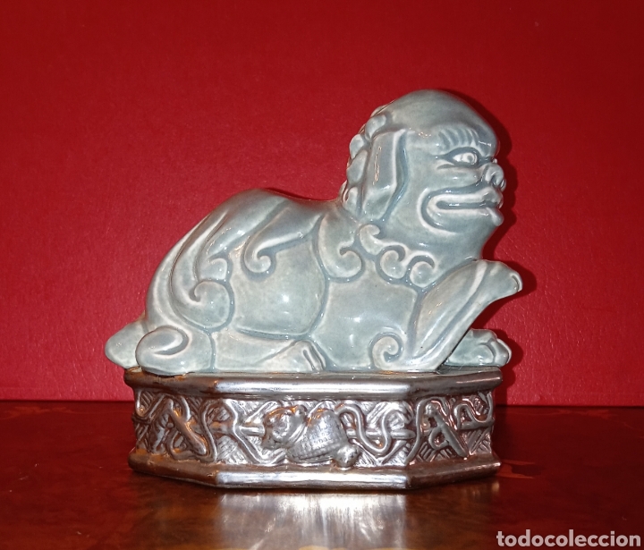 Antig&uuml;edades: PERRO DE FOO - DRAGON CHINO - QUIMERA - PORCELANA DE ALGORA - Foto 1