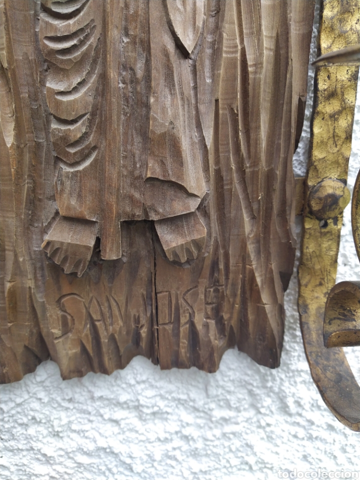 Antig&uuml;edades: San Jos&eacute; retablo tallado - Foto 3