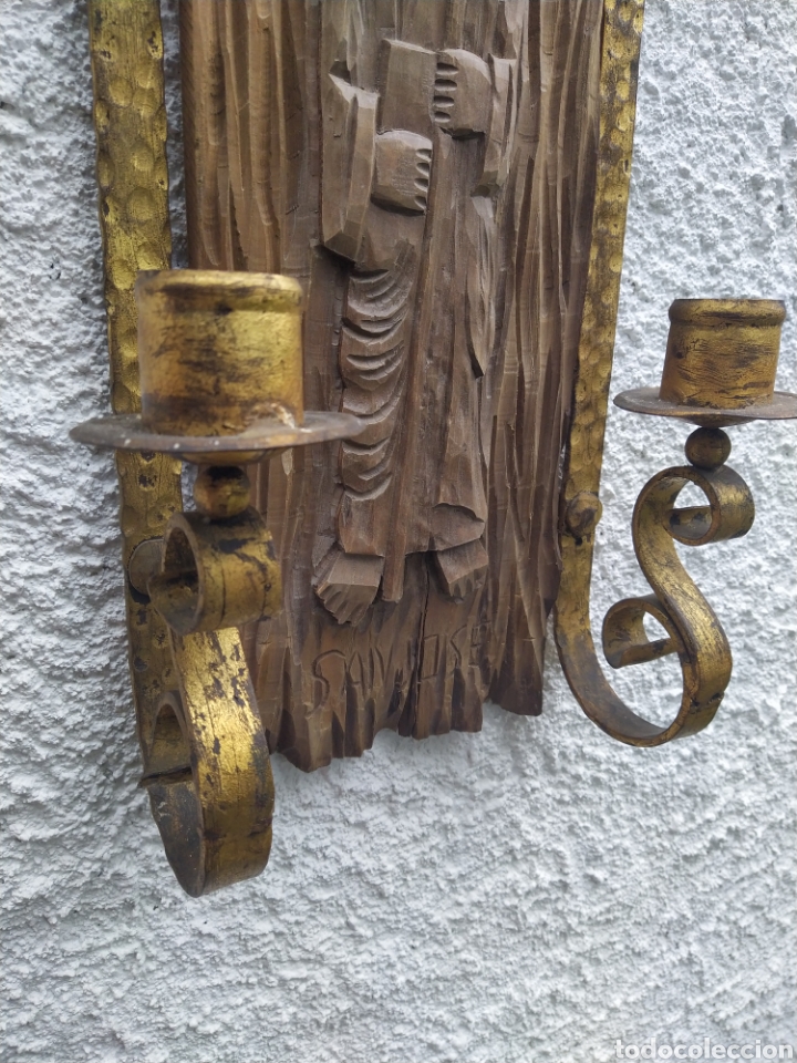 Antig&uuml;edades: San Jos&eacute; retablo tallado - Foto 5