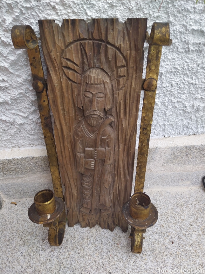 Antig&uuml;edades: San Jos&eacute; retablo tallado - Foto 8