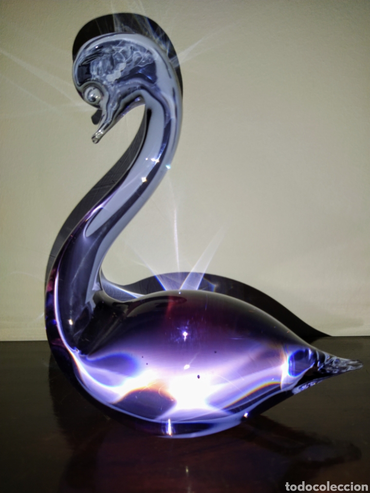 Antig&uuml;edades: Bonito cisne Cristal Murano. - Foto 4