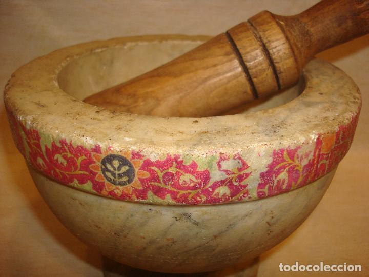 Antig&uuml;edades: Mortero marmol (copa) - Foto 8