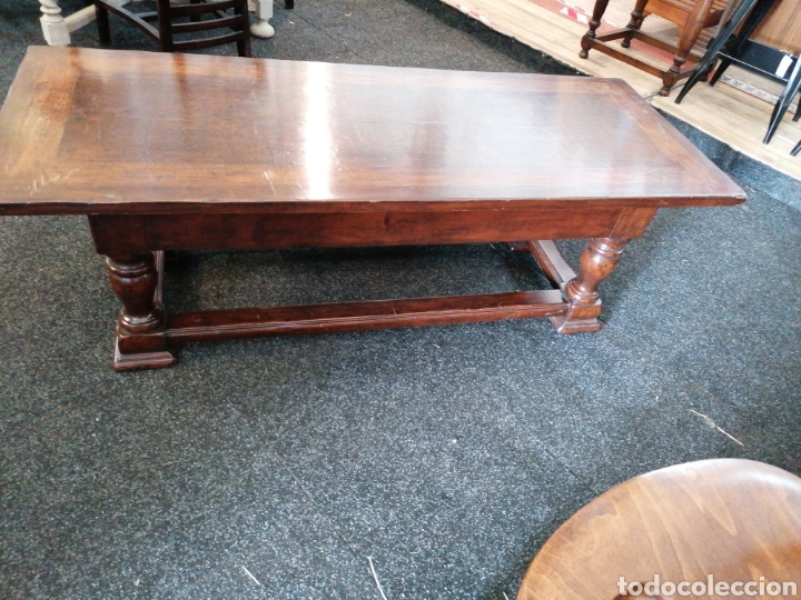Antig&uuml;edades: Mesa de centro con cajones - Foto 3