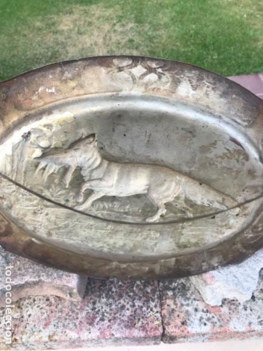 Antig&uuml;edades: Bandeja, caza, cobre - Foto 7
